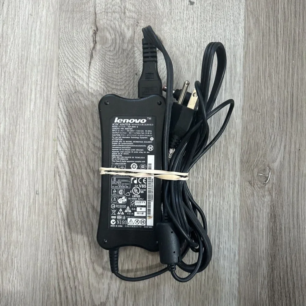 Lenovo AC Power Adapter 19V 4.74A Y550 V60 Y430 G450 Y650 Y300 N500 Genuine OEM